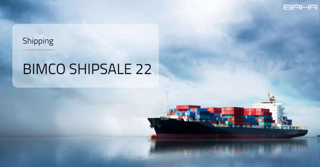 Shipping | SHIPSALE 22 — Advokatfirmaet BAHR